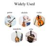 1PC ABS Brown Guitar Stand Wall Mount Guitar Hanger Hook Adjustable  Holder Guitar Shape Imitation of Ebony For String Instruments Storage Exhibition
