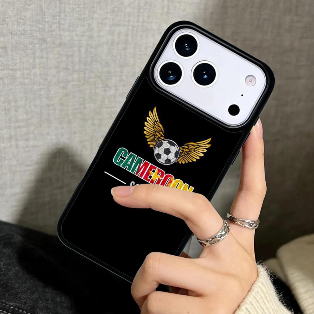 Чехол-бампер для iPhone 17 Air 16 Pro Max 15 Plus 11 13 Mini 14 12 Задняя крышка телефона Флаг Камеруна