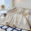 Winter Thickened Milk Velvet Flannel Blanket - Warm Solid Color Nap Cover