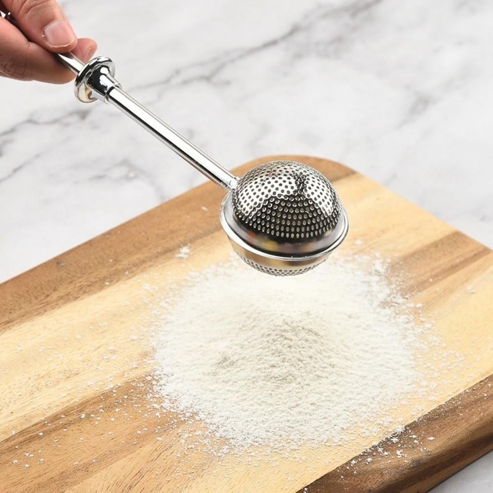 304 Stainless Steel Tea Filter Multi-Purpose Flour Sieve Kitchen Gadget Tea Strainer Baking Tools