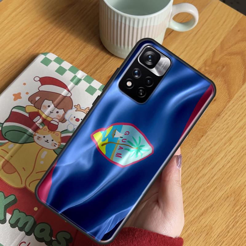 Guam Flag Case For Xiaomi Redmi Note 14 13 12 11 10 9 15 Pro Plus Redmi 15C 13 10C 12C 13C 14C 15 Cover