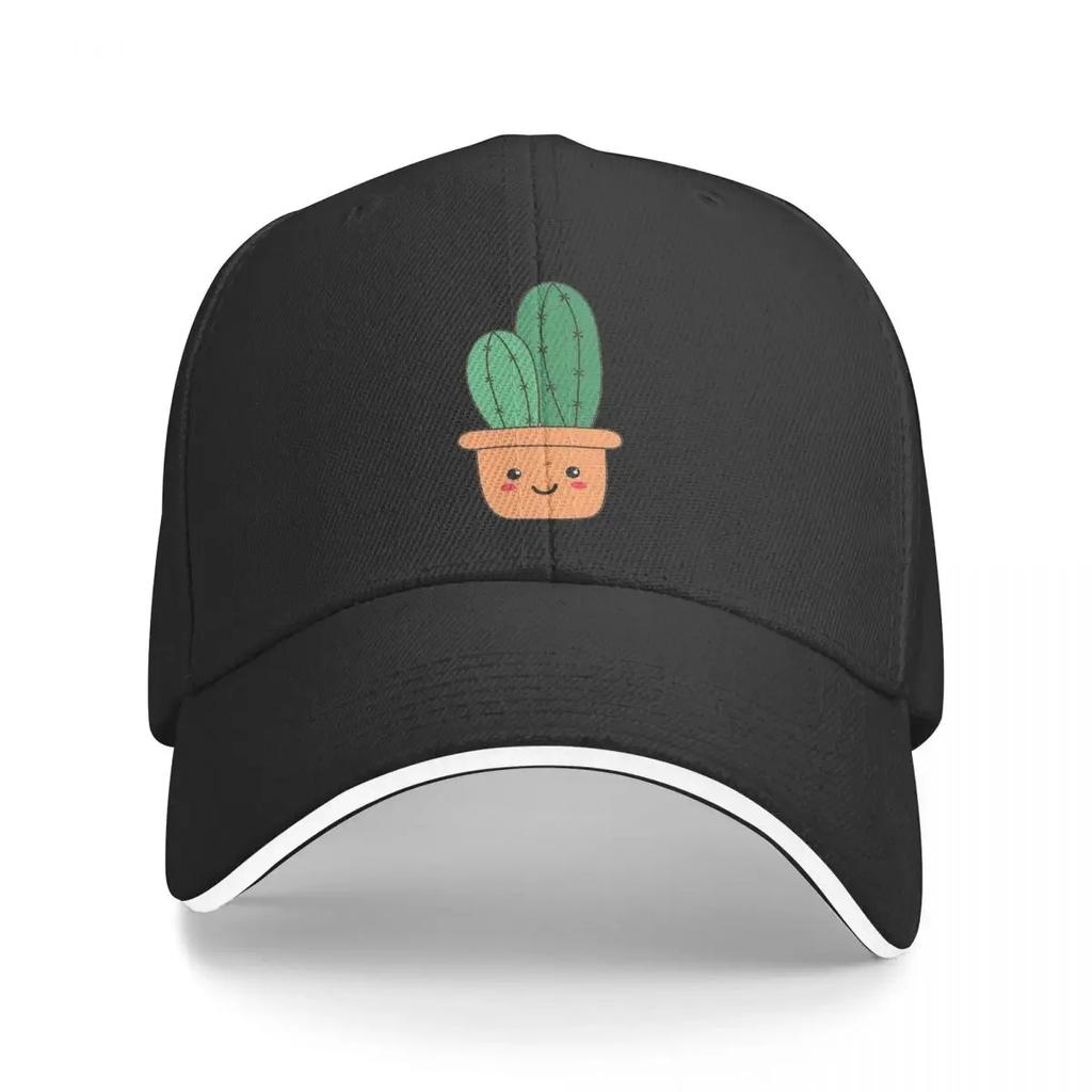 Adorable Cute Smiling Cactus Cap Fashion Casual Baseball Caps Adjustable Hat Hip Hop Summer Unisex Baseball Hats