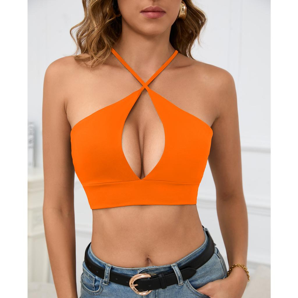 Women's Summer Explosion Small Vest Hollow Suspenders Sexy Tops