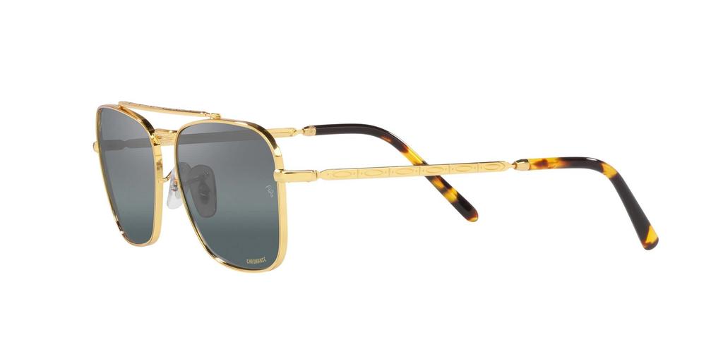 Sunglasses RB3636 Legend Dark Blue Gradient Polarized Silver Contrast Enhancement Size 58 Ray-Ban Gold/Crystal Lenses,