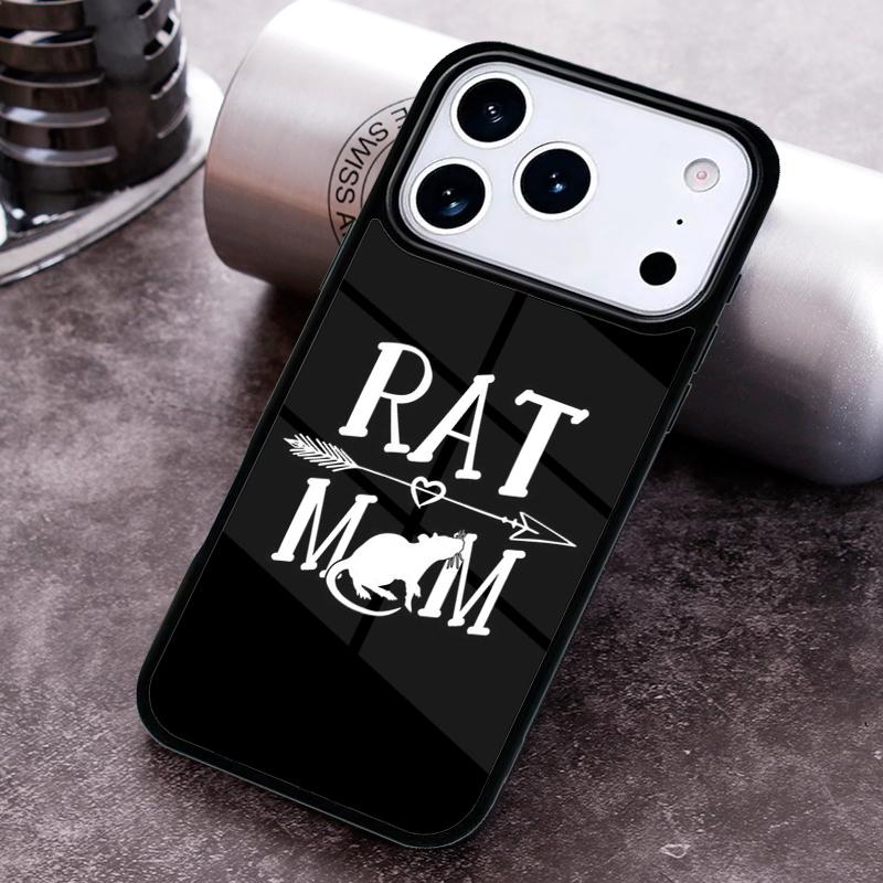 Чехол для телефона "Мама-крыса" для iPhone 17 16 15 Pro Max Air 14 13 12 11 Plus Ударопрочный Чехол Capa