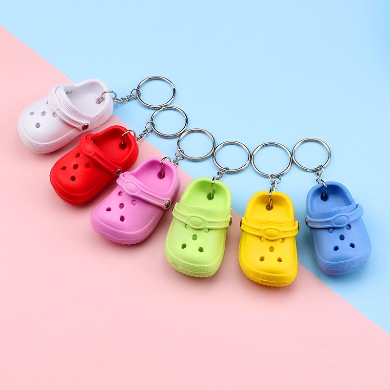 Cartoon Cute Slippers, Hole Shoes, Car Backpack Pendants, Keychains, Small Gifts