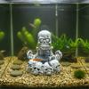 Simulated Fish Tank Skeleton Landscaping Resin Reptile Tank Skeleton Ornament  Reptile Pet Cage