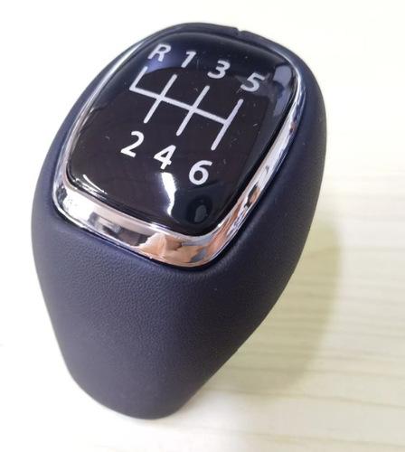 Кожаная ручка переключения передач на 6 скоростей для Hyundai Tucson TL I30 I20 Getz Venue Elantra AD Accent Verna 43711-F2300TRY Автомобильные аксессуары