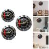 Настенные часы 2D Flat Gear, на батарейках, декоративные часы для столовой, домашний декор