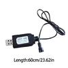 6-вольтовый USB-кабель-зарядное устройство SM2P для 6-вольтовых NiCd NiMH аккумуляторов, радиоуправляемых машинок с разъемами SM2P, светодиодные индикаторы, шнур для зарядки