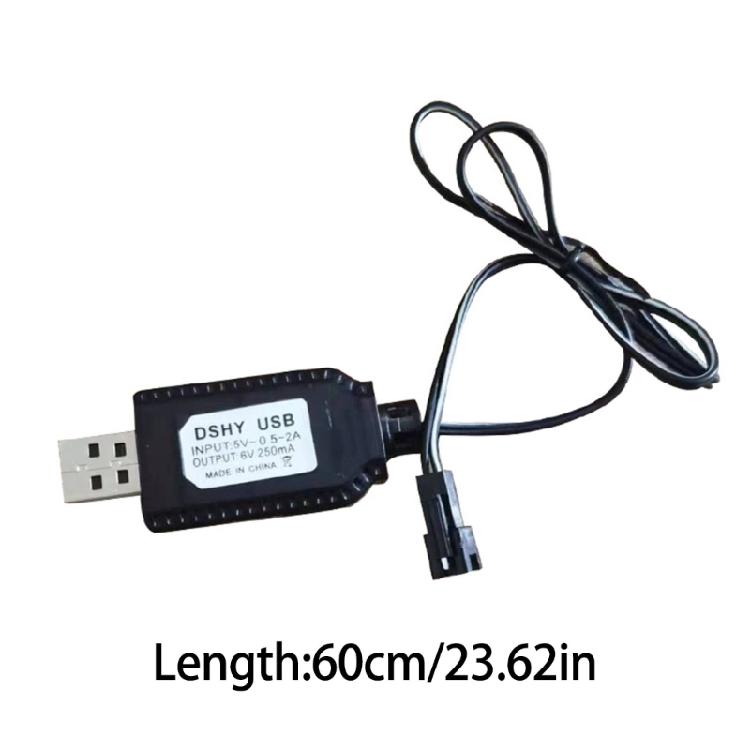 6-вольтовый USB-кабель-зарядное устройство SM2P для 6-вольтовых NiCd NiMH аккумуляторов, радиоуправляемых машинок с разъемами SM2P, светодиодные индикаторы, шнур для зарядки
