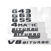 Black Letters Trunk Emblems Badges For Mercedes Benz W463 G43 G63 G55 G65 AMG V8 BITURBO 4MATIC QQ69