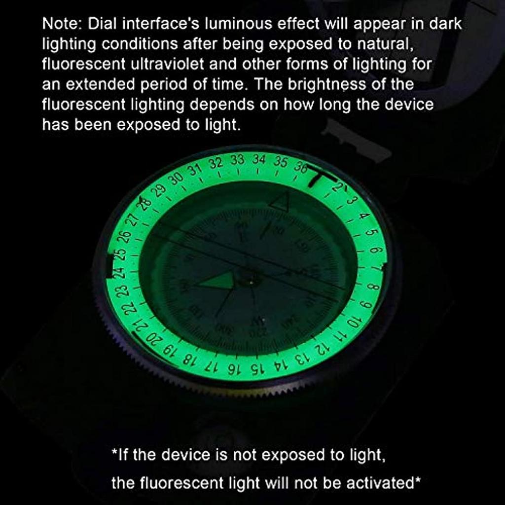 Военный линзовый прицельный компас для пеших прогулок, кемпинга, охоты на открытом воздухе, компас, тактический компас для выживания, компактный ручной компас с сумкой для переноски