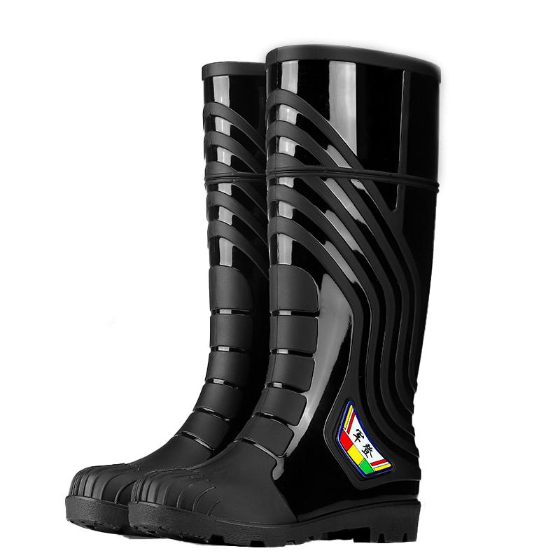High Quality Thickened Outdoor Rain Shoes Men's Waterproof Non-Slip Shoes High-Calf Rain Boots