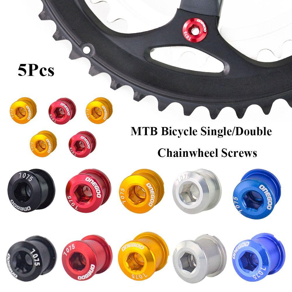 Bike Accessories Alloy Disc Screw Chainring Wheel Bolt Cycling Crankset Parts Chainwheel Screws