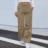 Women's Casual Pants Cargo Pants Elastic Waisted Hiking Pants With Pockets Lightweight Baggy Pants
