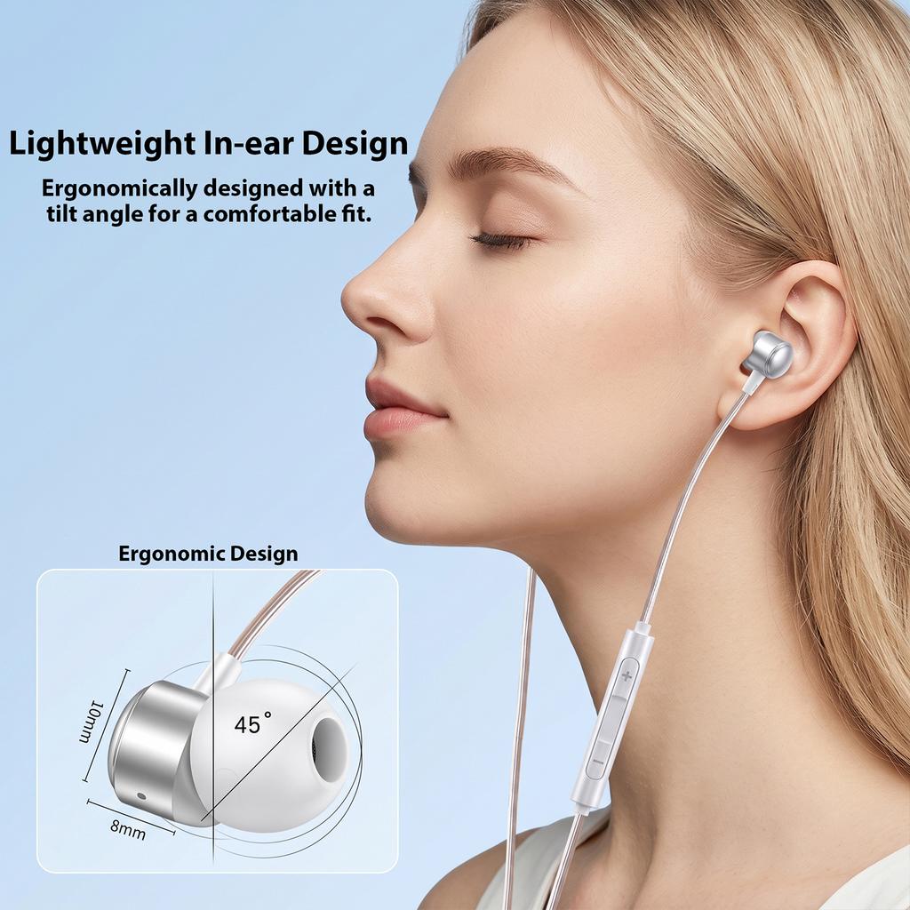 Проводные наушники USB Type C для iPhone 17 16 15 Hifi Бас Стерео Регулировка Громкости Микрофон 3,5 мм Наушники для Galaxy S26 S25 S24 Ultra 2