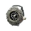 Fashion Jewelry Clock Digital Watch Ring Watch Elastic Stretchy Rings Round Quartz Finger Rings