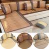 Бамбуковый коврик, подушка для дивана, летний летний коврик, подушка для сиденья, нескользящий кожаный чехол для дивана, тканевый чехол