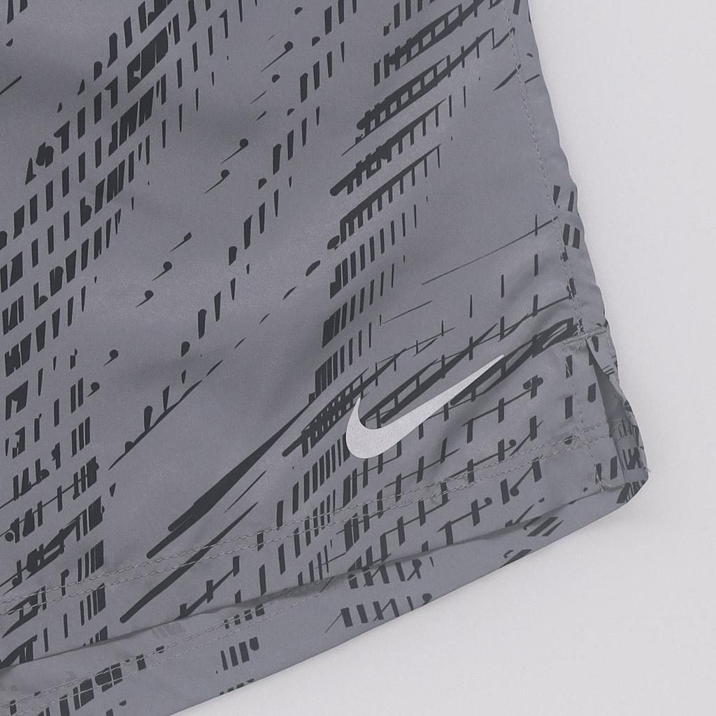 Nike Узор с принтом средней талии эластичные повседневные шорты мужские шорты серые 904986-065
