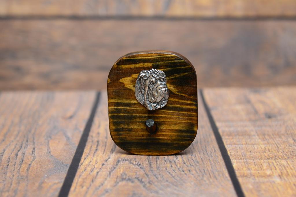 Shar Pei – Leash hanger, medal hanger with dog | Art-Dog