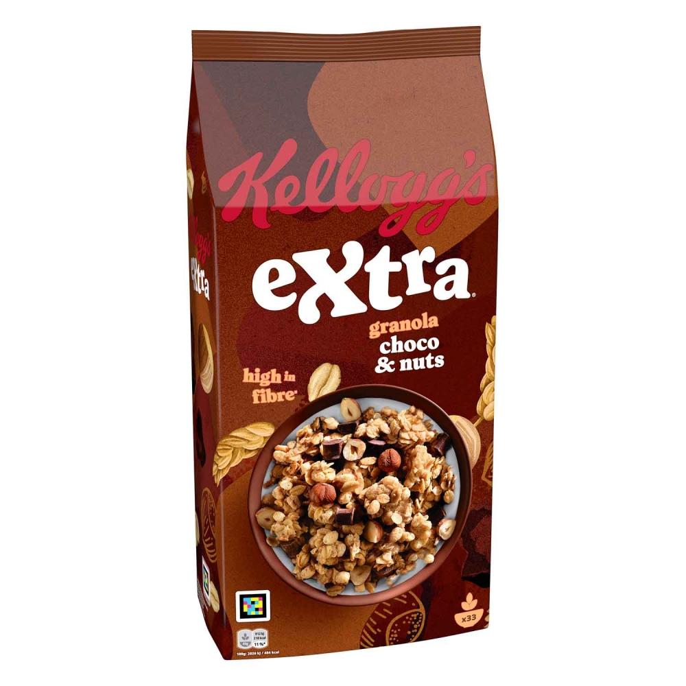 Kellogg'S Extra Granola Chocolate & Nuts Cereal 1.5Kg
