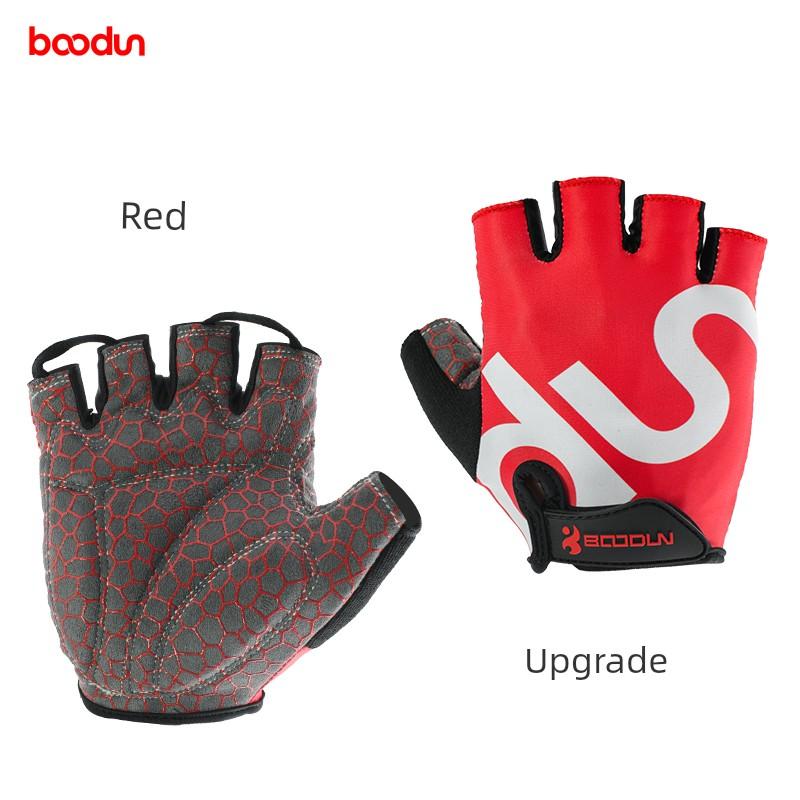 Boodun Fitness Gloves Men's Equipment Training Anti-Cocoon Sports Gloves with Wrist Guard Non Slip Half Finger Horizontal Bar Gloves