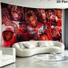 Juice Wrld Wall Tapestry Aesthetic Wall Hanging Printed Fabric Blanket Decorative Tapestries for Bedroom Living Room Home Decor