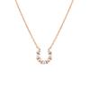 Diamond K18 Pink Gold Necklace 151421123109 Canal4℃ (PG)