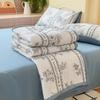 Soft Summer Cooling Quilt - Lightweight, Breathable & Skin-Friendly with Embossed Floral Print Design for All Seasons - Perfect for Bedroom