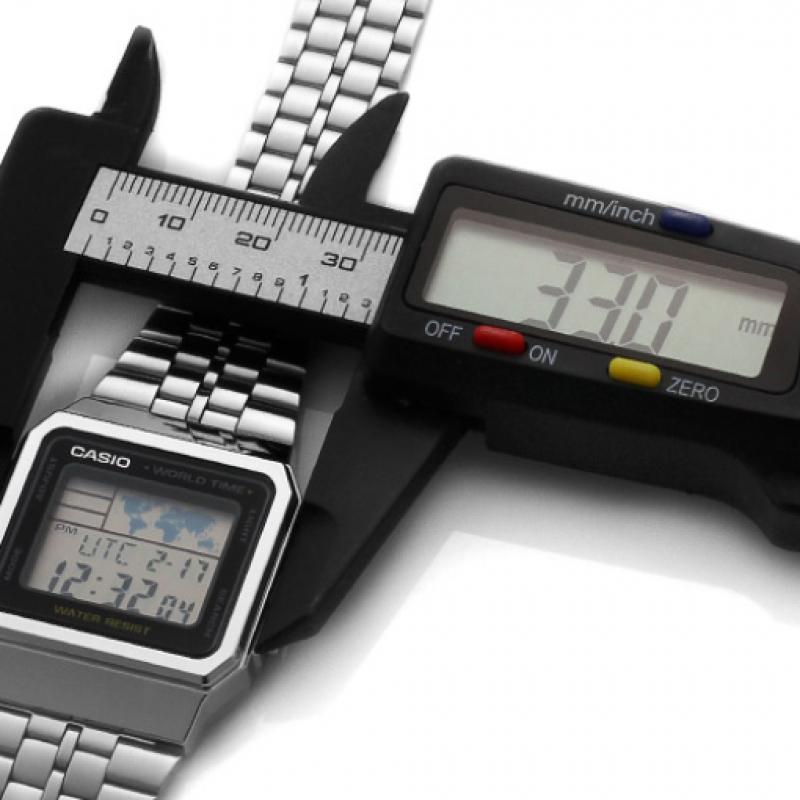Casio A500wa 1df A500wa 1 Цифровые Квадратные Винтажные Ретро Мировое Время Универсальные Металлические Часы
