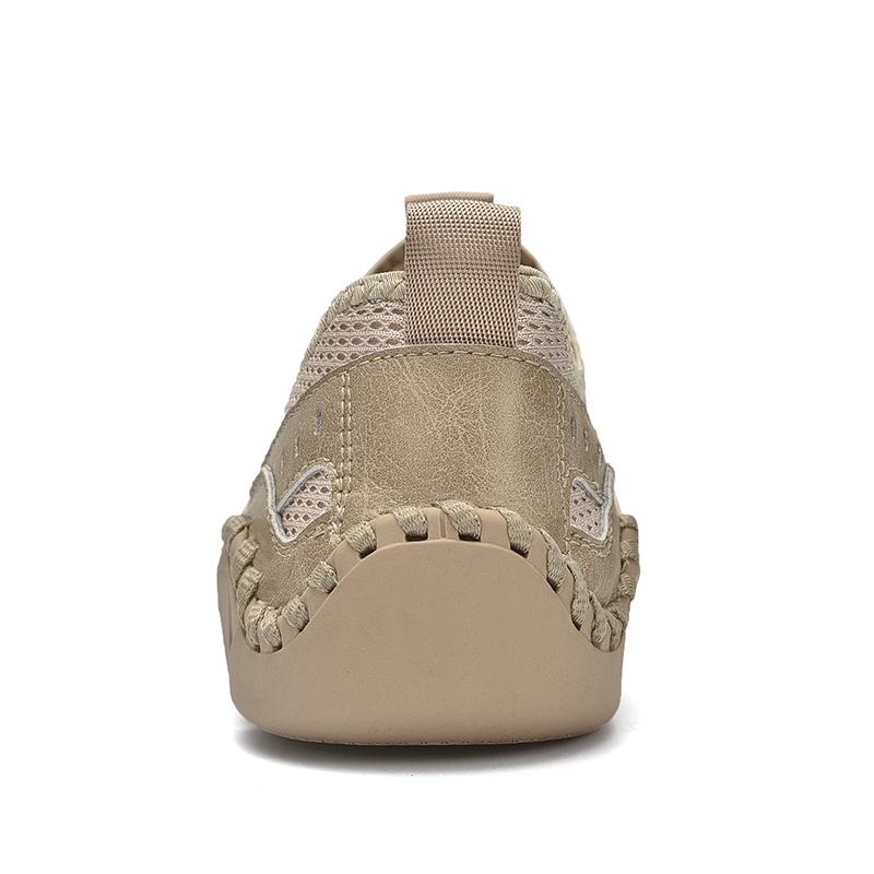 Дышащая повседневная обувь ручной работы, мужские лоферы, удобная обувь для вождения, мокасины, мужская обувь на плоской подошве