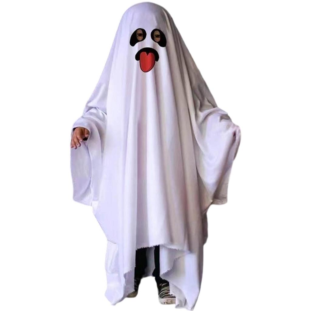 Костюм для косплея на Хэллоуин Harsever Dracula Ghost, Костюм призрака, Плащ для косплея, Цельный маскарадный костюм, Костюм призрака, Комбинезон, Милый, для детей, родителей,