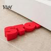 Decorative Door Stopper 3D Printed for Bottom of Door, STOP Letter Non-Slip Stop Anti Slip Catch Wedge Home Office, Heavy Duty Doorstop Bedroom Living