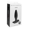 ElectraStim Silicone Noir Rocker Butt Plug Small -