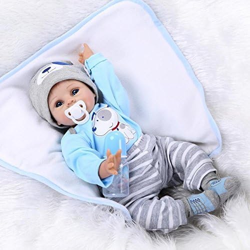 Кукла Reborn Baby Doll 55 см Куклы Reborn Реалистичные Мягкие Силиконовые Виниловые Ручной Работы Мальчик Reborn Выглядит Как Настоящий Младенец