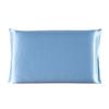 Pillowcase Pillow Cushion Cover with Zipper Solid Color Friendly To Skin Wear Resistant Washable Easy-care Faux Silk Cushion Case Pillowslip