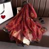 180*130cm Silk Feeling Scarf for Women Lightweight Large Fashion Scarves Shawls Elegant Cashmere Dressy Scarf Sunscreen Wraps