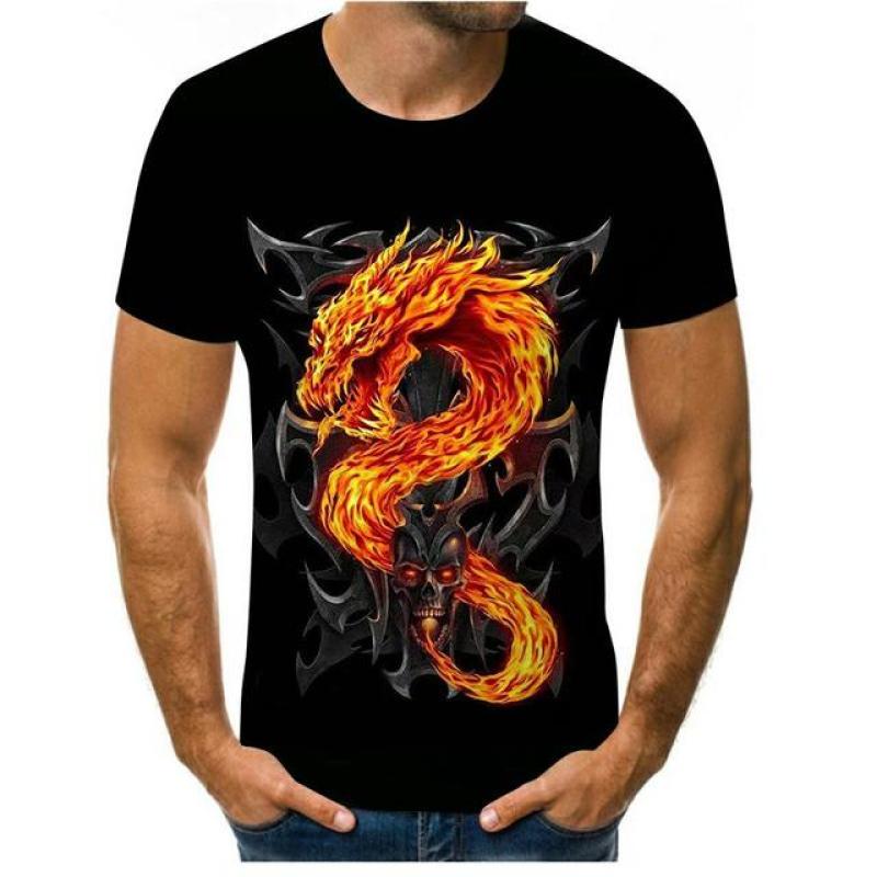 Новинка, брендовая футболка в стиле барокко с 3D принтом золотой цепочки, летний стиль, с коротким рукавом, роскошная королевская мужская одежда, топы и футболки в стиле хип-хоп