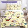 3pcs Duvet Cover Set (1*Duvet Cover + 2*Pillowcase, Without Core), Crayon Shin Print Soft All‑Season Bedding Set, Home Bedroom Decor Gift