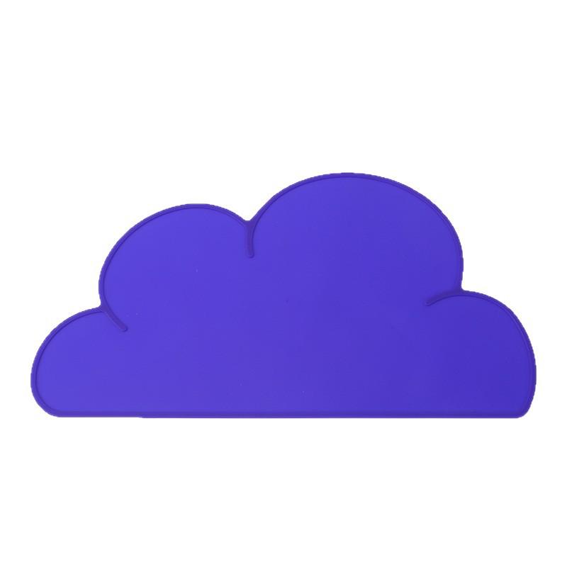 Silicone Cloud Table Mat - Food-Grade & Heat-Resistant for Kids