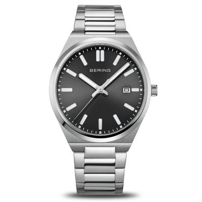 Мужские часы Bering Classic Link, серебристые, 17639-702