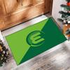 VfL Wolfsburg FC Soccer Football Pattern Soft Area Rug Non Slip Indoor Floor Carpet Sports Decor Mat for Bedroom