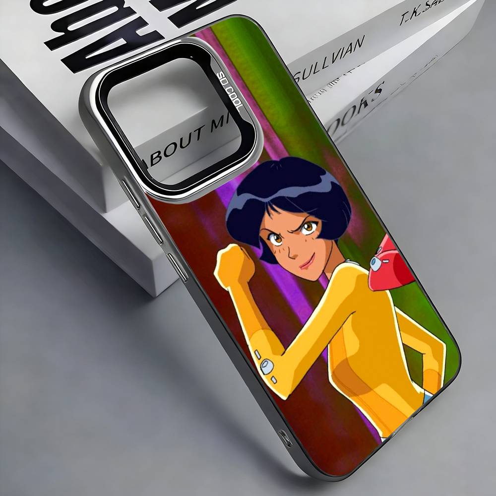 Крутой Т-Полностью Ш-Шпионы Чехол для Телефона Для iPhone 17, 16,15,14,13,12,11 Plus,Pro Max, Цветной Серебристый Funda Чехол