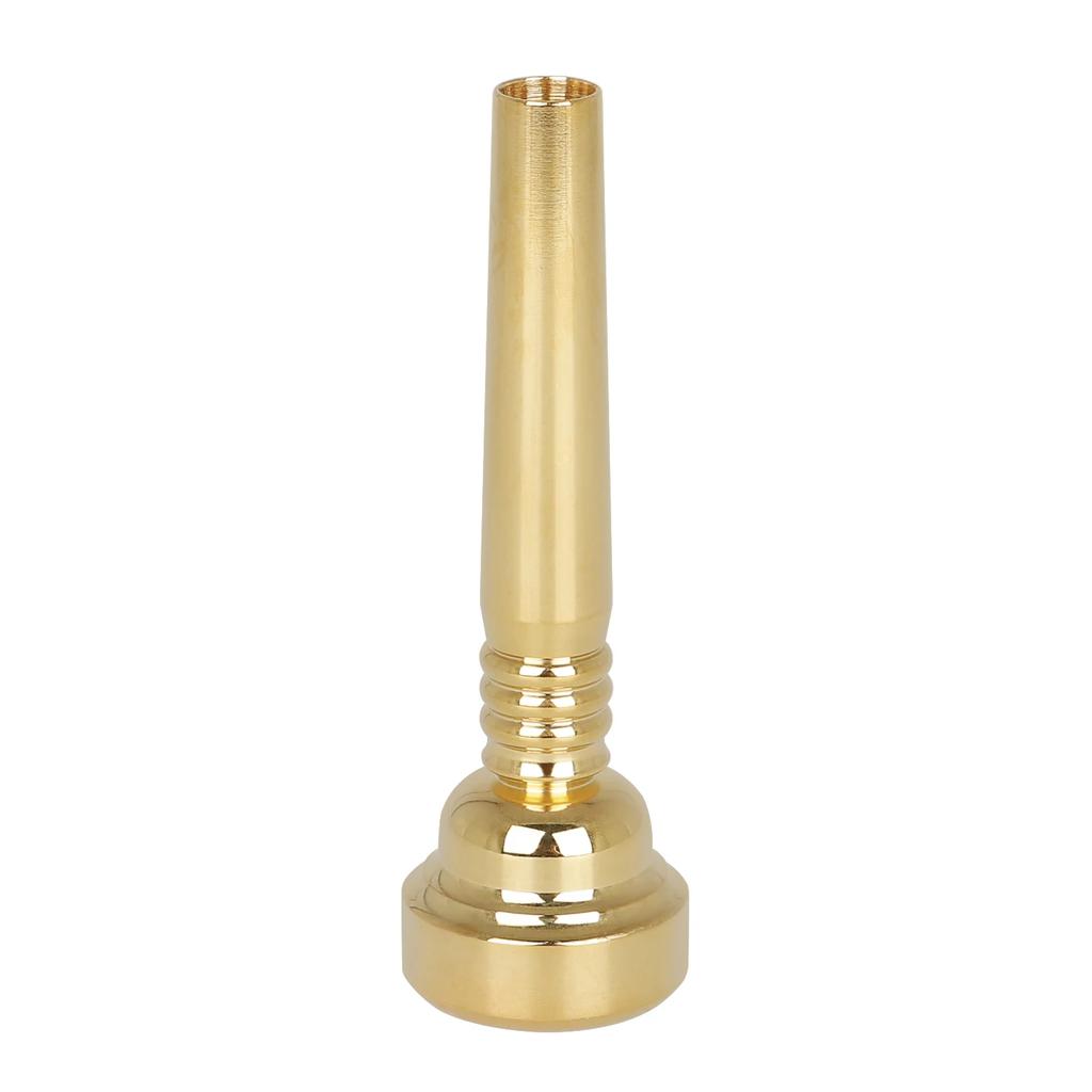 IRIN Trumpet Mouthpiece 17C Gold-Plated Design Brass Instrument Accessories Replacement Premium Trumpet Mouthpiece Parts