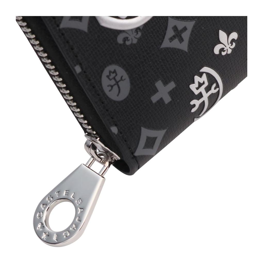 Coin Coin Key Card Card Round 065631 Limited Genuine Gold [Castelbajac] Purse, Case, Case, Case, Holder, Zipper, Men's Madeleine, Edition, Casual,