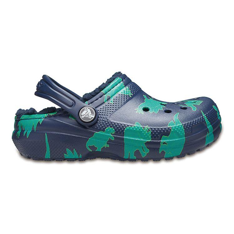 Crocs Легкие Прочные Детские Хлопковые Сандалии Детские Сандалии Синий Зеленый 204817-41D