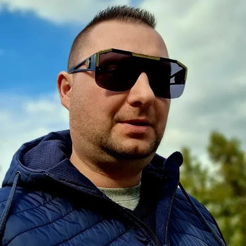 Новые роскошные мужские солнцезащитные очки большого размера, брендовые дизайнерские солнцезащитные очки для женщин, модные квадратные солнцезащитные очки с градиентом