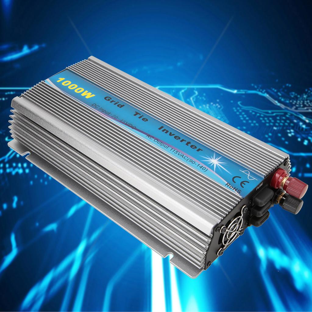 1000 Вт Чистая синусоида Инвертор Сетевой MPPT Солнечный (18V )