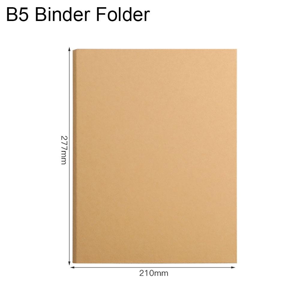 Vintage Kraft Paper Binder Cover Kraft Paper File Folders New Inner Page